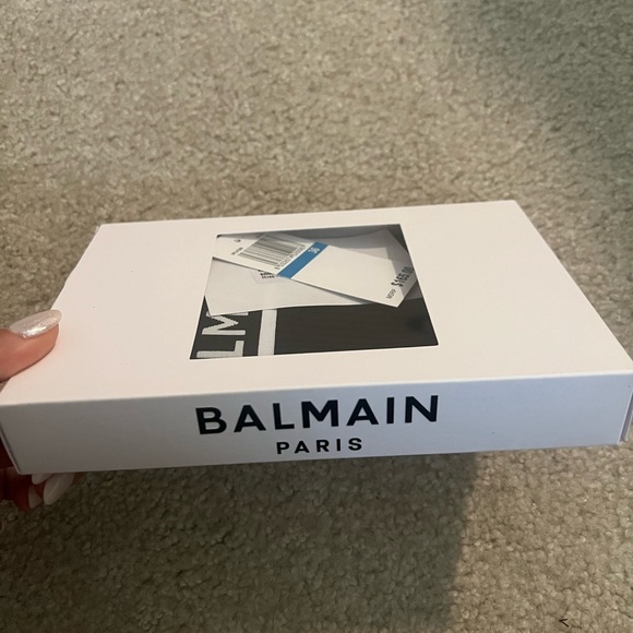 Balmain Logo Band Rib Knit Brief - Picture 7 of 10